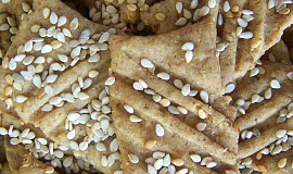 Slané sezamové sušenky