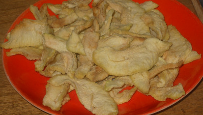 Sušená jablka a hrušky, Sušené hrušky