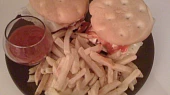 Bezlepkový sojový burger