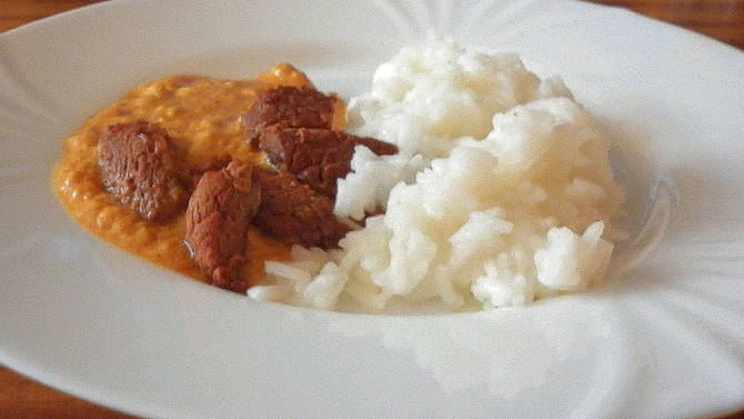 Carne con Salsa de Frutas