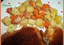 Dobré bramborky s indickým kořením a mrkví