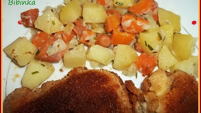 Dobré bramborky s indickým kořením a mrkví, Dobré brambory s indickým kořením a mrkví
