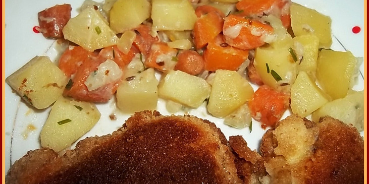 Dobré brambory s indickým kořením a mrkví