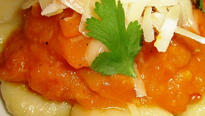 Hokkaido omáčka na slanině s noky, Hokaido omáčka na slanině s noky