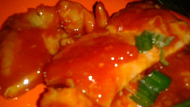 Pangasius na rajském protlaku a na zelenině