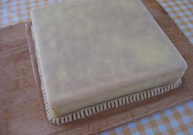 Pistáciový dort