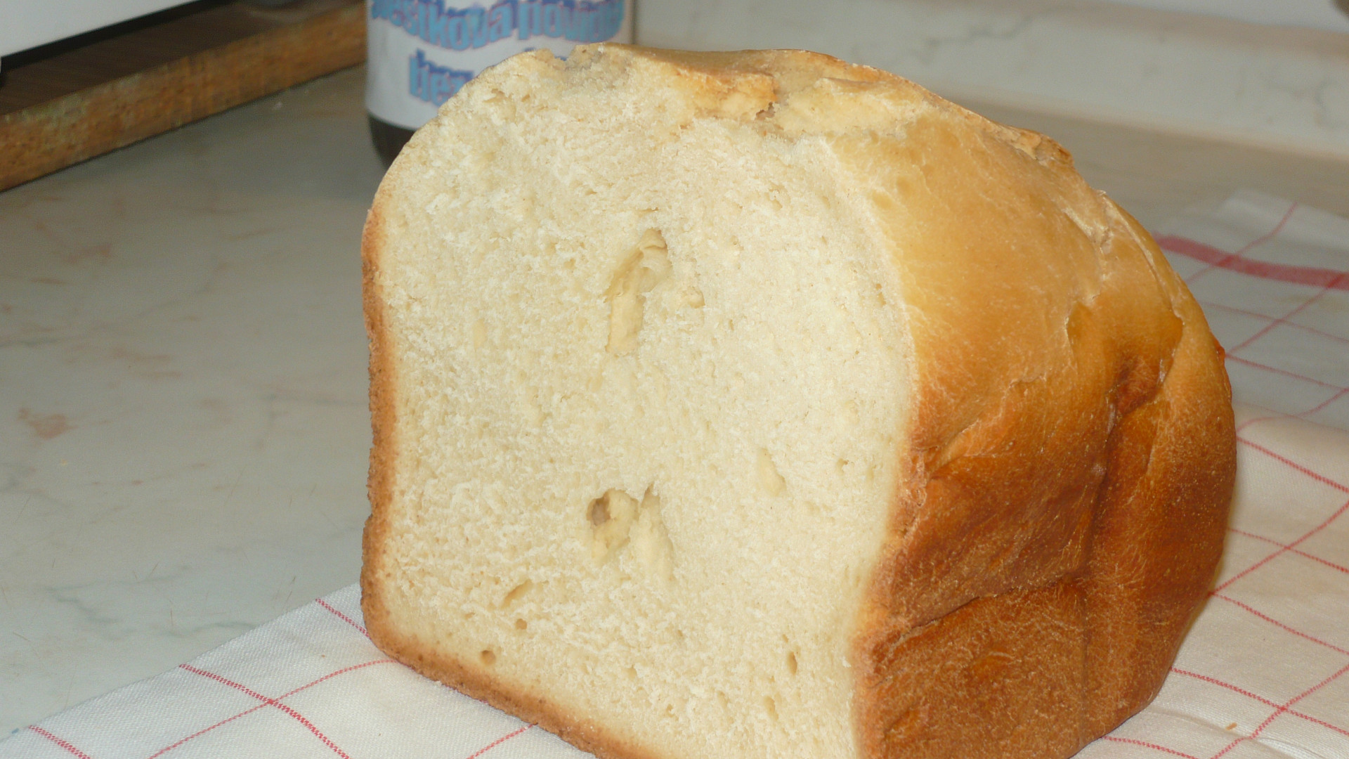 Sladký chléb z návodu k dom. pekárně
