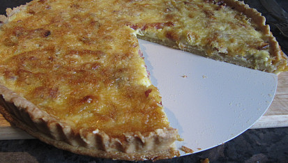 Sýrovo-slaninový quiche