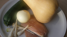 Tykvovo - cuketový krém s lososem