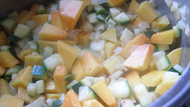 Tykvovo - cuketový krém s lososem