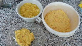 3 pomazánky ze zázvoru  – sýrová, pomerančová, jablečná