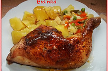 Adžiková kuřecí stehna