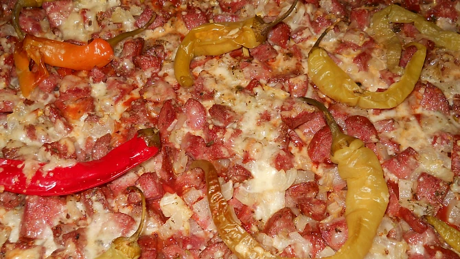 Bramboráková pizza z Osíka