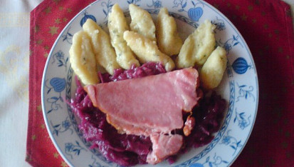 Bramborové noky s pažitkou