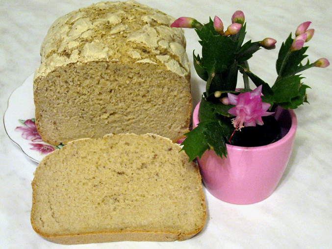 Cibulový chléb s jablečnou vlákninou bez lepku, mléka a vajec