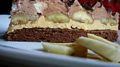 Čoko-karamelový řez s restovaným banánem, Čoko-karamelový řez s restovaným banánem
