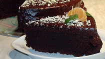 Čokoládový pivní dort