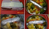 Dietní kuřecí roládka s přílohou a zeleninovým salátem