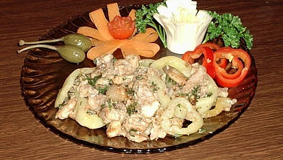 Grilované kapří nudle