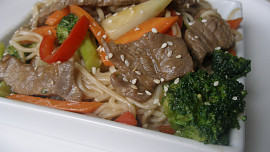 Hovězí v ústřicové omáčce