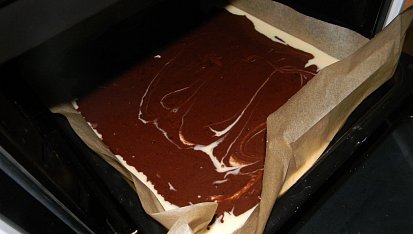 Jednoduchá Mourek buchta, před upečením