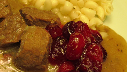 Kančí ragů s brusinkami, Kančí ragů s brusinkami