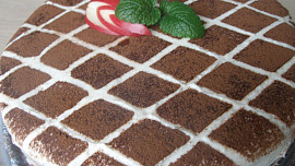 Koláč s pečenými jablky