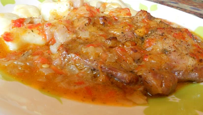Krkovičkové plátky vonící provensálským kořením
