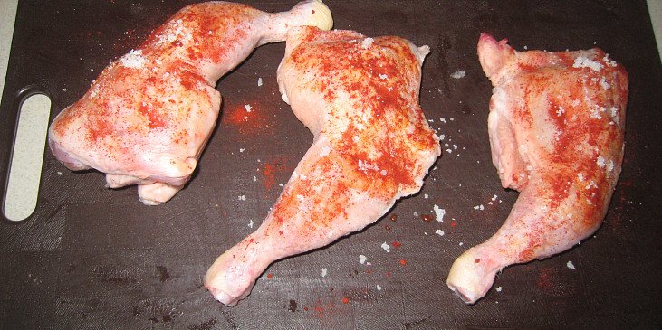 Kuře na brusinkách