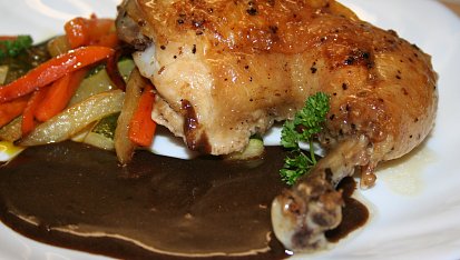 Kuře s glassé balsamico