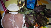 Kureci prsicka s artycoky, Potrebne ingredience
