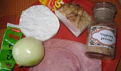 Kuřecí závitky s wasabi pastou a hermelínem