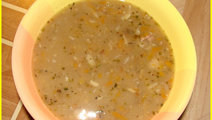 Novoroční čočková polévka