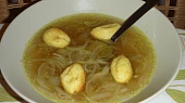 Odpalované pusinky do polévky, v cibulačke