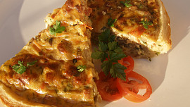 Pestrý hlívový koláč