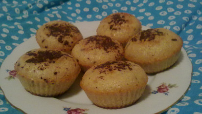 Recept na rychlé muffiny s kousky čokolády