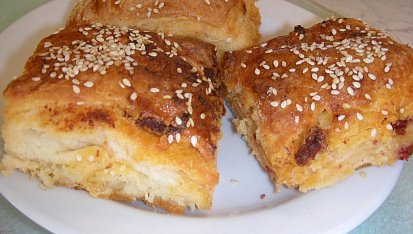 Slaný silvestrovský koláč