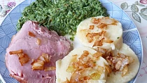 Špenát ze zmrzlého špenátu