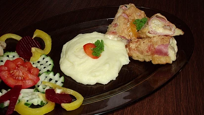 Šunková rolka smažená