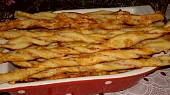 Sýrové tyčinky z listového těsta
