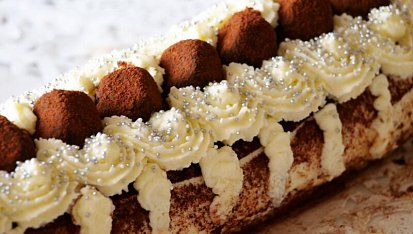 Tiramisu roláda s Mascarpone