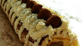 Tiramisu roláda s Mascarpone