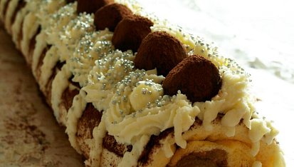 Tiramisu roláda s Mascarpone