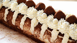 Tiramisu roláda s Mascarpone