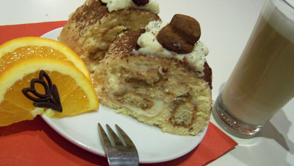 Tiramisu roláda s Mascarpone