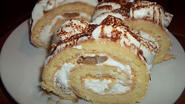 Tiramisu roláda s Mascarpone