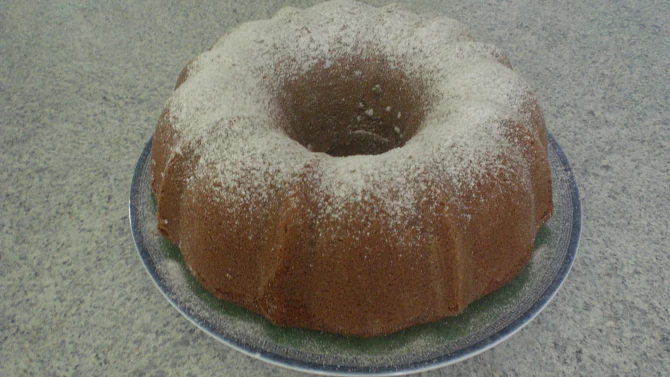 Tvarohohová bábovka s brusinkami
