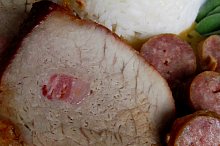 Vepřová pečeně s klobásou Salsiccia