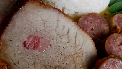Vepřová pečeně s klobásou Salsiccia
