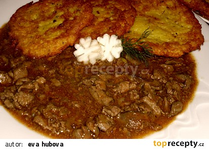 Bramboráčky s játrovou směsí